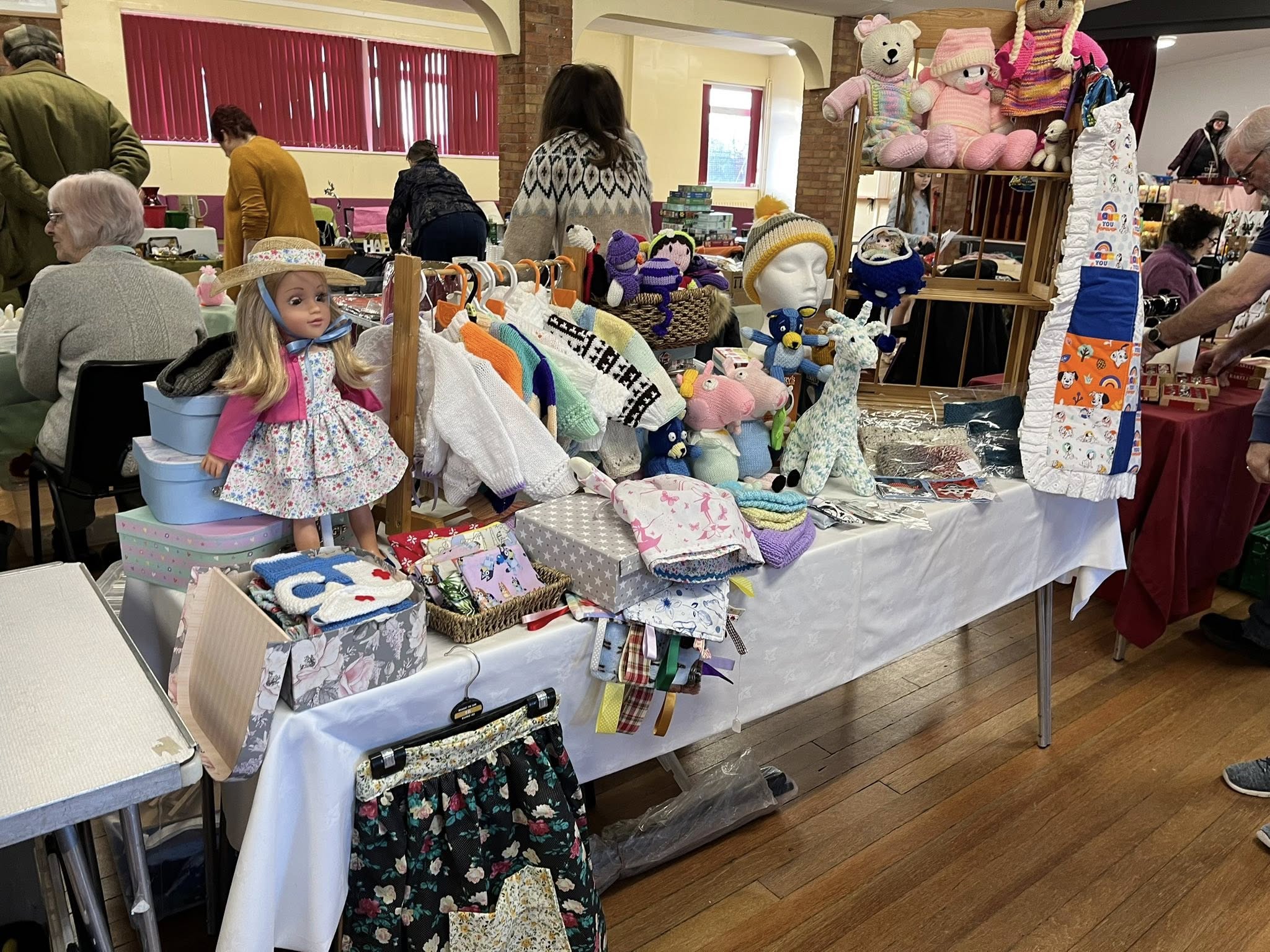 Community event inside the hall